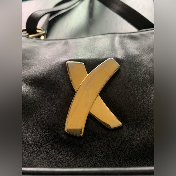 Vintage Paloma Picasso Black Leather Bag - Picture 3 of 8